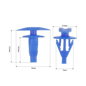 Clips de fixation pour joints d'étanchéité de voiture, clous en plastique pour la plupart des modèles de véhicules, attaches automobiles - Product Image 2