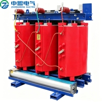 Transformateur industriel triphasé 50 kVA de type sec SCB13, haute fiabilité, isolation de classe F, bobinage toroïdal en cuivre à double enroulement