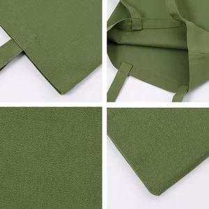 Grosir tas Tote kanvas kapasitas besar ramah lingkungan tas belanja Logo kustom untuk penggunaan sehari-hari - Product Image 3