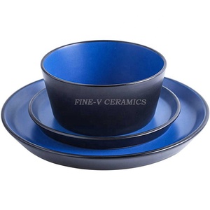 <span class=keywords><strong>Service</strong></span> <span class=keywords><strong>de</strong></span> <span class=keywords><strong>table</strong></span> personnalisé <span class=keywords><strong>de</strong></span> luxe <span class=keywords><strong>de</strong></span> Style occidental 16/24 pièces, <span class=keywords><strong>Service</strong></span> <span class=keywords><strong>de</strong></span> vaisselle <span class=keywords><strong>de</strong></span> couleur bleu <span class=keywords><strong>noir</strong></span> du pakistan pour 4 ou 6 - Product Image 6