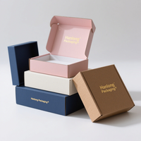 Boîtes d'expédition en carton ondulé en papier imprimé personnalisé Boîte de papier pliante pour bague à bijoux Boîtes à bijoux pour entreprise