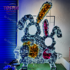 ไฟตกแต่งรูปกรอบรูปมนุษย์หิมะ LED สำหรับภายนอกอาคาร เหมาะสำหรับโซนถ่ายรูปคริสต์มาสเชิงพาณิชย์ - Product Image 5