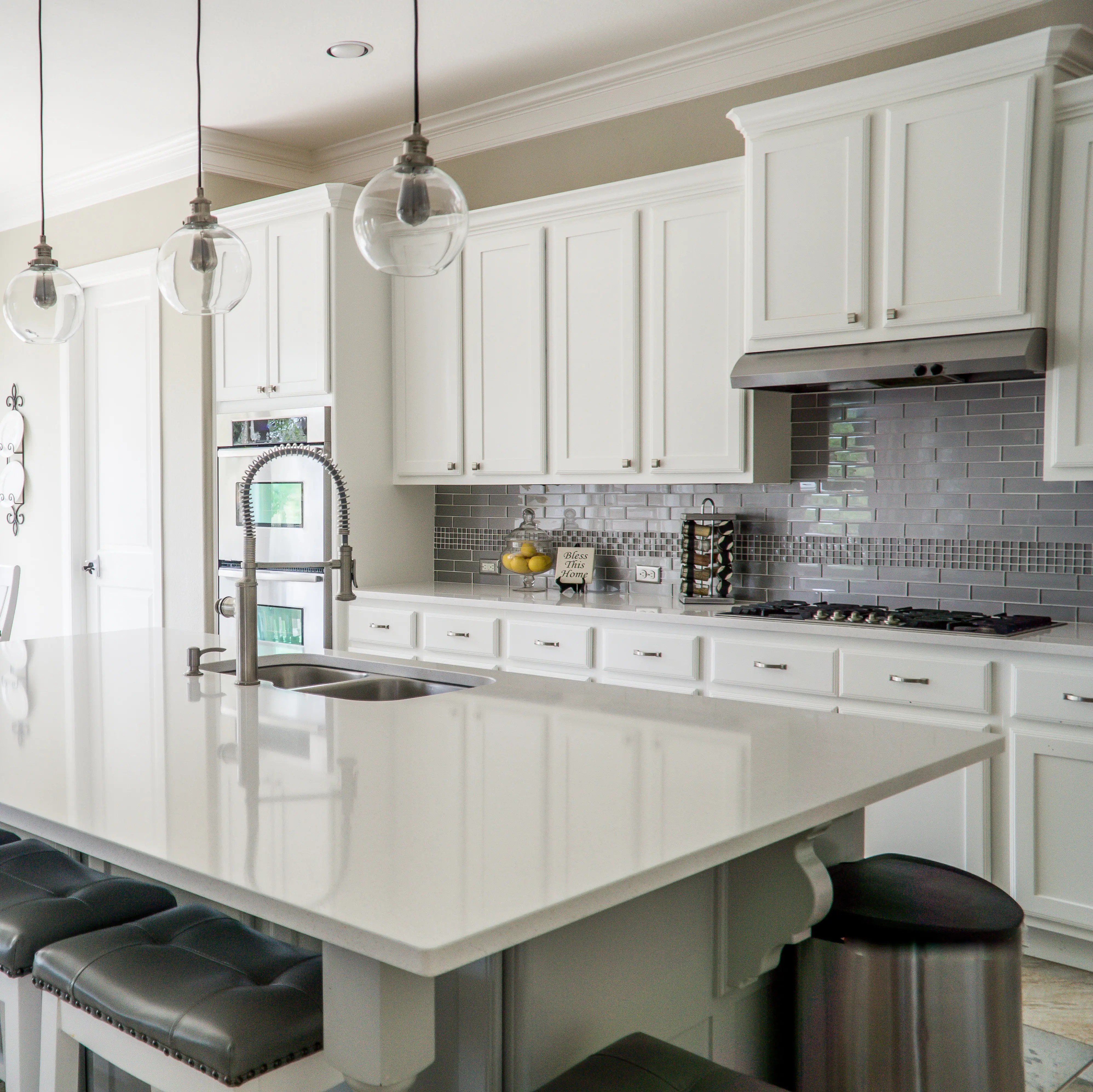 2019 personalizado tamanho do agitador de expresso estilo armário de cozinha, design interior do armário da cozinha.
