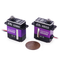Servomoteur numérique programmable sans balais AGFRC puissant 10,4 kg à couple élevé, engrenage en acier 21g 0,055s 8,4V pour voiture RC, avion, robot
