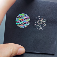 Étiquette autocollante holographique 3D de sécurité personnalisée en PET, étanche, anti-contrefaçon et inviolable pour l'automobile et l'aérospatiale