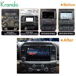 Unidad Principal Android Auto de <span class=keywords><strong>13</strong></span> Pulgadas Krando para Ford F150 Raptor 2015-2019, Radio para Auto con Sistema Android, <span class=keywords><strong>Apple</strong></span> Carplay Inalámbrico, 4G y Playstore - Product Image 4