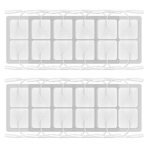 Électrodes thérapeutiques 40x40mm en tissu non tissé, patchs de massage par impulsions, 40 pièces par paquet, pour usage en physiothérapie - Product Image 1