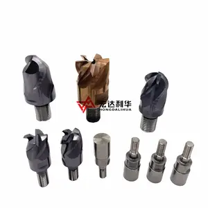 เครื่องกลึงCNCตัดเครื่องมือ4ขลุ่ยสแควร์Mllingตัดทังสเตนคาร์ไบด์Flat EndMillตัด/Shell End Millsหัว