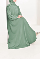 Robe décontractée multicolore style basique Abaya