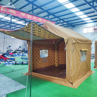 `9 ㎡   Tente gonflable arabe en Oxford 600D PU3000 imperméable avec intérieur imprimé pour la vie en plein air