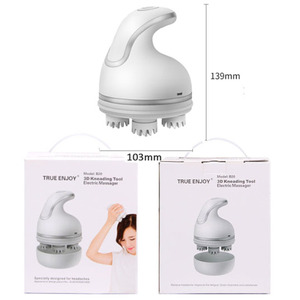 Nouveau dispositif <span class=keywords><strong>de</strong></span> <span class=keywords><strong>massage</strong></span> du cuir chevelu et <span class=keywords><strong>de</strong></span> la tête, Rechargeable par USB électrique Portable étanche 3D - Product Image 6