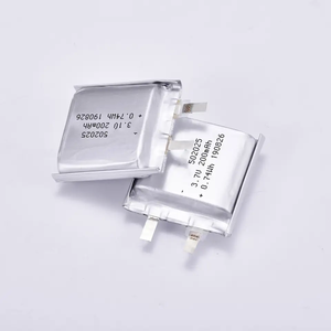 Lipo 3,7 В литий-ионный полимерный аккумулятор <span class=keywords><strong>502025</strong></span> 180 мАч 200 мАч 502030 3,7 В литий-полимерный аккумулятор для mp3 в наличии - Product Image 4