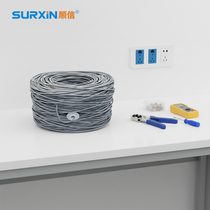 Cable Ethernet Cat6 CCA UTP PVC para Interiores y Exteriores, Transmisión <span class=keywords><strong>de</strong></span> Señal Estable, Rollo <span class=keywords><strong>de</strong></span> 305m, Diseño para Router, Red para Toda la <span class=keywords><strong>Casa</strong></span> - Product Image 6