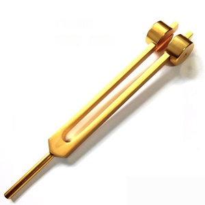 Diapasones Dorados de 128 Hz para Sanación, Relajación, Fortalecimiento de Chakras, Alivio del Estrés, Mantener <span class=keywords><strong>el</strong></span> Cuerpo, la Mente y <span class=keywords><strong>el</strong></span> <span class=keywords><strong>Espíritu</strong></span> en Equilibrio - Product Image 3