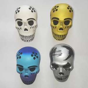 Nouvelles décorations créatives pour jouets, ornements suspendus, crânes mignons à rebond lent, jouets Halloween moelleux et effrayants - Product Image 2