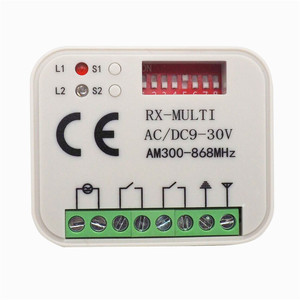 Commutateur de télécommande intelligent pour <span class=keywords><strong>maison</strong></span> connectée, 2 canaux, récepteur à code tournant 300~868 MHz - Product Image 1