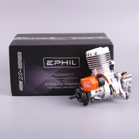Moteur à essence monocylindre à deux temps EPHIL Power X-20cc-R Pro pour modèle d'avion, démarrage électrique arrière, fabriqué en métal