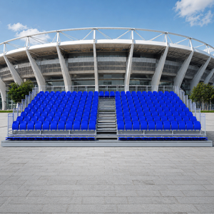 Tribune modulaire en métal pour événements sportifs en plein air - Bancs de football - Durable, facile à assembler, personnalisable - Product Image 5