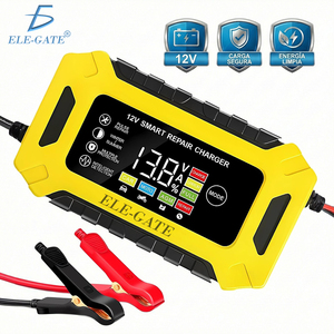 Cargador de Batería Inteligente ELE-GATE 12V 6A para Coche y Motocicleta con Pantalla Digital y Protección Múltiple - Product Image 3