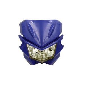 Phare avant de moto LED/ampoule blanche et noire, phare <span class=keywords><strong>Bobber</strong></span> - Product Image 1