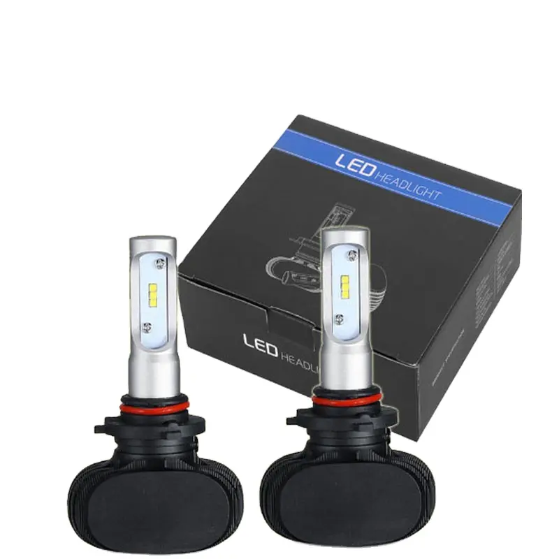 ESPUMOSO Factory Price S1 CSP LED Car Headlight 25W 8000LM Auto Headlamp Bulb H1 H3 H4 H7 H11 880 9005 9006 9007