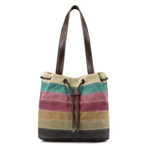 Women's <b>Canvas</b> Shoulder Hobo Handbag Multi-Color Casual Messenger Top Handle Tote <b>Crossbody</b> <b>Bag</b> - Product Image 3