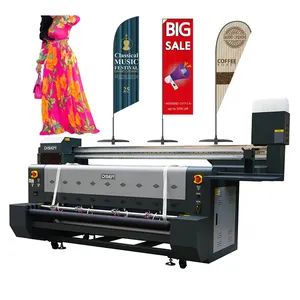 Direct To Polyester Fabrics Feather Flying Flags Two Double Side Sublimation Printing Machine Bar Plotter Banner Flag Printer