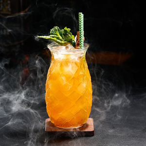 Hefa Supplies - Taza Tiki de Diseño Novedoso, Resistente a Altas Temperaturas, Sin Plomo, Vaso de Piña Mexicana para el Hogar, <span class=keywords><strong>Restaurante</strong></span>, Bar - Product Image 4