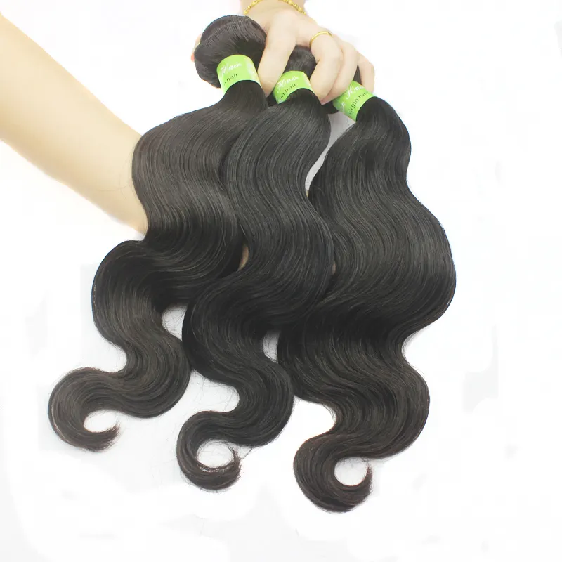 Venta directa de fábrica de la onda del cuerpo peruano cabello virgen 100% cabello humano sin procesar virginal del pelo peruano