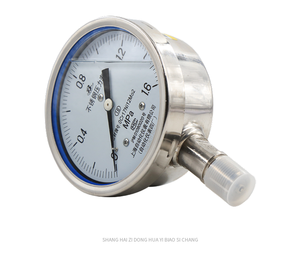 Xangai instrumento de automação Y-60BFZ/Y-100BFZ/Y-150BFZ, medidor de pressão à vácuo inoxidável resistente ao choque - Product Image 2