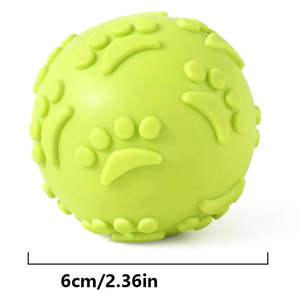 Yzs-squeeking hayvan oyuncak kabarık köpek-oyuncak-top TPR Pet köpek topu - Product Image 4