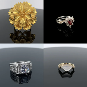 Offre Spéciale Sanoto Boîte à Lumière 20cm 30cm Fond Noir Support Rotatif pour Colliers Boîte Photo avec Plateau Tournant - Product Image 5