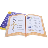 Libro de trabajo personalizado para estudiantes de preescolar, servicio de impresión Offset, papel y tapa blanda, impresión de libros