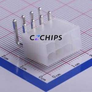 5557R-2*4P Wire-to-Board Pin Header Bent Lead Through Hole,P=4.2mm Connector 2x4P 4.2mm Right Angle Insert 8P - Product Image 1