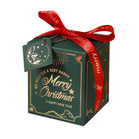 Petites boîtes à cadeaux de Noël en papier pour bonbons, biscuits, emballage cadeau, petite boîte cadeau