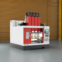 Centre d'usinage CNC à 2 têtes V78+2SP, usinage CNC de haute précision pour la production en série de pièces métalliques et de moules