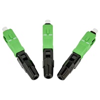 Conector rápido de fibra óptica FTTX FTTH de alta calidad SC UPC APC SC PC Cables de comunicación de fibra óptica