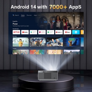 Projecteur de jeux vidéo intelligent Full HD 3D pour cinéma maison, projecteur de films 1080P 800 ANSI Lumens haute luminosité, projecteur numérique 4K pour téléphone 5G - Product Image 5
