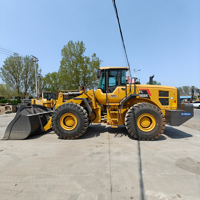 Second-Hand Mining Machinery Loader Yellow Front Mini Loader with Weichai Engine Low Price Backhoe Loader Core Motor Components