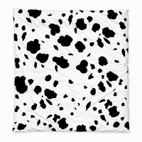 Ensemble de literie 3 pièces en polyester noir et blanc à motifs floraux pour dropshipping UE – Housse de couette pour usage domestique et hôtelier 160x200 180x200