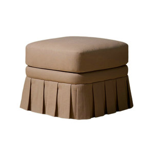 Banc d'appoint de designer <span class=keywords><strong>français</strong></span> pour salon et couloir, ottoman rembourré avec jupe, pouf écologique pour hôtel et école, repose-pieds <span class=keywords><strong>à</strong></span> <span class=keywords><strong>vendre</strong></span> - Product Image 1