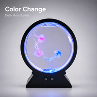 Lampe LED Méduse en Gros pour Décoration de Bureau, Décoration Intérieure, Chambre à Coucher, Cadeau, Lampe de Table Décorative, Lampe Cadeau pour Chambre et Maison
