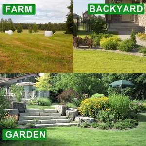 Jh-mech penyamarataan rumput, alat penyamarataan tanah untuk halaman kebun, alat meratakan rumput dengan pegangan ekstra panjang - Product Image 3