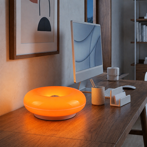 <span class=keywords><strong>Lampade</strong></span> da Tavolo Nordic Donut Moderne e Semplici con Controllo Touch LED <span class=keywords><strong>per</strong></span> <span class=keywords><strong>Soggiorno</strong></span>, Camera da Letto, Sala da Pranzo, Arredamento Casa - Product Image 2