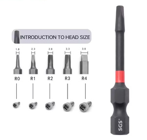 Fabricant professionnel supportant les embouts d'impact de torsion de précision OEM Jeu d'embouts de <span class=keywords><strong>tournevis</strong></span> à tête carrée magnétique - Product Image 1