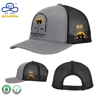Fabricante OEM ODM, Gorras Trucker de Malla con Bloques de Color y Logotipo Bordado Personalizado de Primera Calidad para Unisex, Verano, Aire Libre