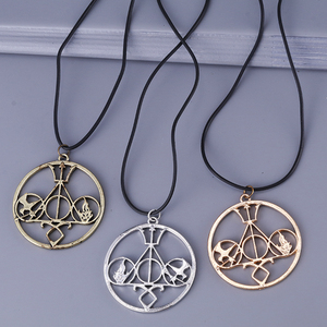 Collar de Cadena de Cuerda de Aleación de Zinc Estilo Vintage, Inspirado en Mortal Instruments, Juegos del Hambre, Divergentes, Percy Jackson y Harry Potter, para Colección - Product Image 6