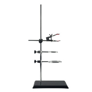 50CM standard <b>iron</b> stand instrument rack chemical laboratory equipment rack test tube rack complete set square base support - Product Image 1