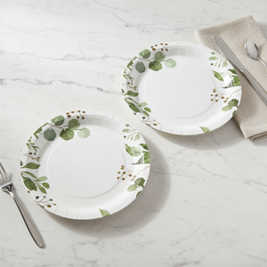 Platos Desechables Modernos de Papel Kraft Biodegradable de Grado Alimenticio <span class=keywords><strong>Oh</strong></span>-sure de 5 a 10 Pulgadas para Uso Industrial, Logotipo Personalizado, Catering, Bodas, <span class=keywords><strong>Sushi</strong></span> - Product Image 1