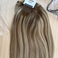 Prothèse capillaire personnalisée 100% cheveux humains vierges européens non traités, base en soie 7x8, avec dos tissé et partie supérieure en soie, cheveux raides